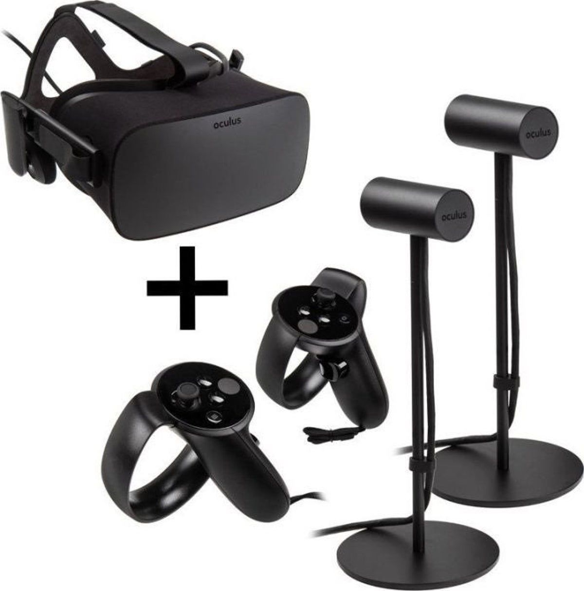 Konzole Oculus Rift - brýle, počítač, pohybový senzor a ovladače
